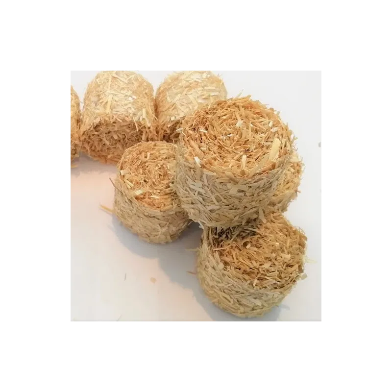 ROUND BALES STRAW FOR SCALE 1:32 NATURAL PACK OF 2