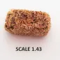 RECTANGULAR BALES HAY FOR SCALE 1:43 NATURAL PACK OF 5