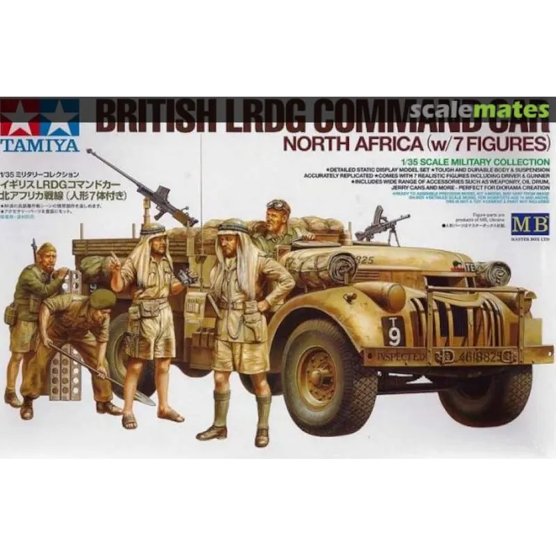 TAMIYA 1/35 LRDG WITH 7 FIGURES LTD