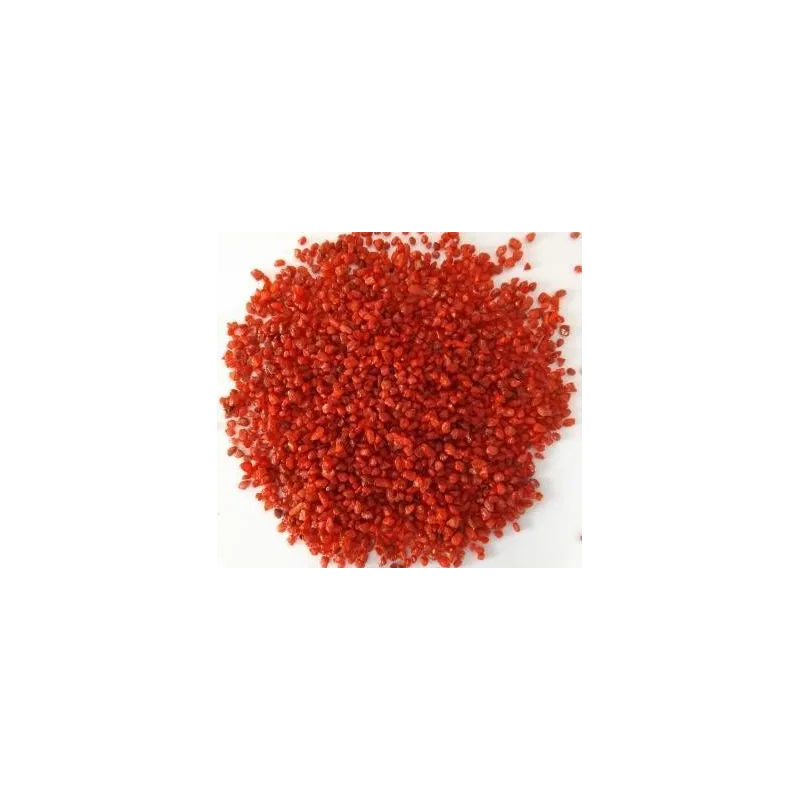 DECORATIVE QUARTZ SMALL CARMINE RED