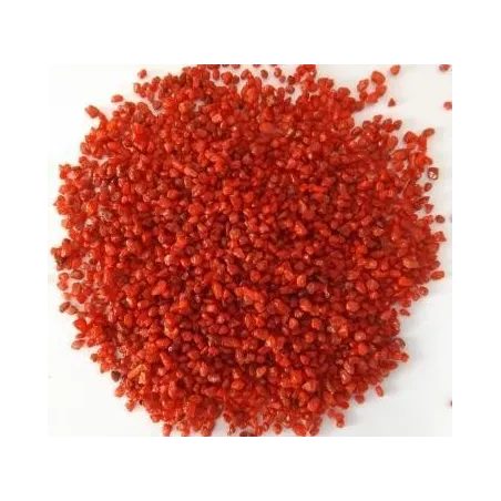 DECORATIVE QUARTZ SMALL CARMINE RED