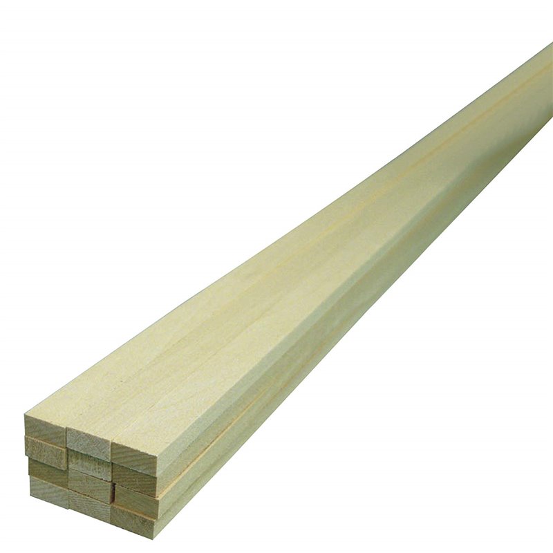 Basswood 1.5mm x 1.5mm x 915mm 