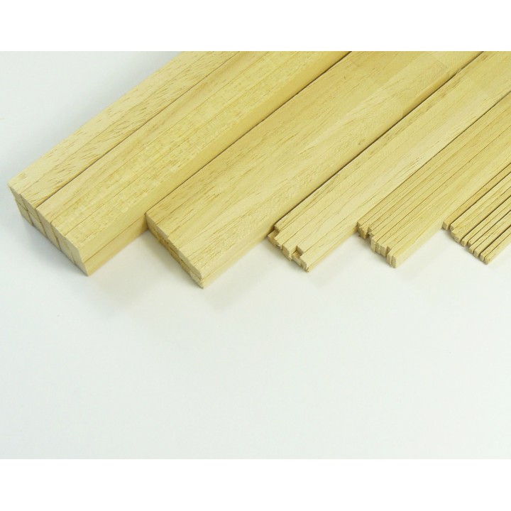 1.5mm x 5.0mm x 915mm Obeche Strip 