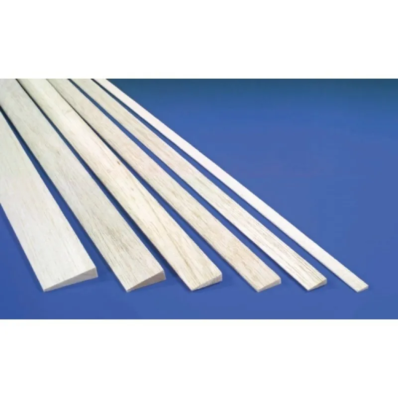 9.0mm x 38.0mm x 915mm Balsa Trailing Edge 