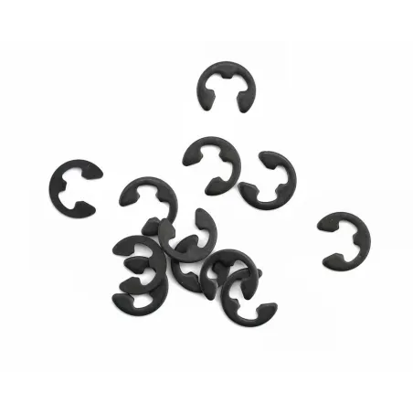 Losi 4mm E-Clips (12) LOSA6106