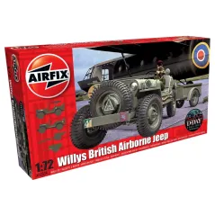 Airfix 02339 Willy's Jeep, Trailer & 6Ib Gun