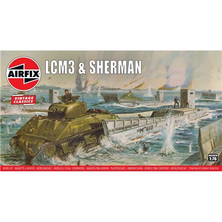 Airfix 03301 LCM & Sherman Tank
