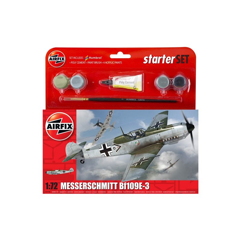 Airfix Gift Set 55106 Messerschmitt Bf109E