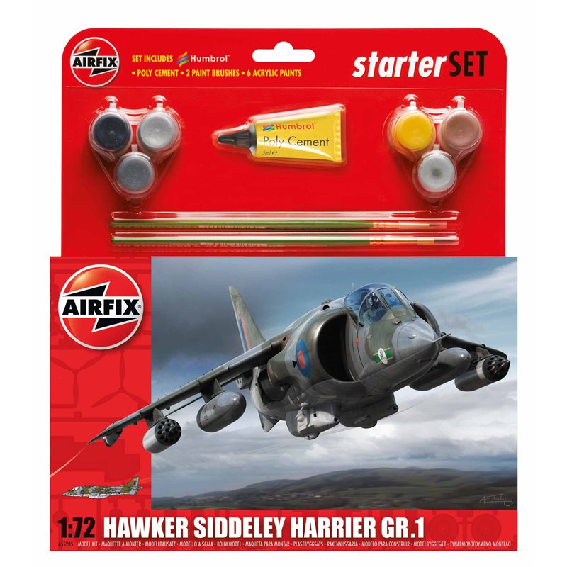 Airfix Gift Set 55205 Hawker Siddeley HarrierGR1 1:72 