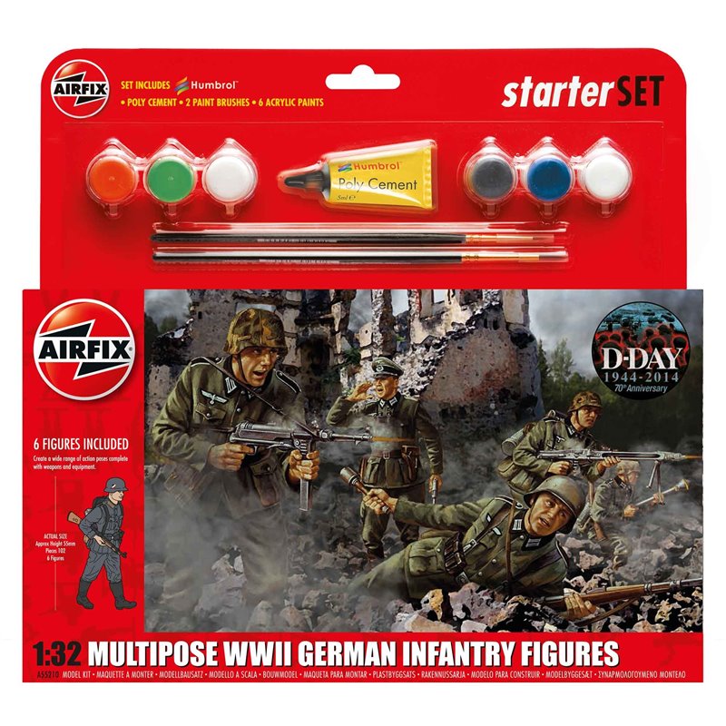 Airfix Gift Set 55210 German Infantry Mulit-Pose