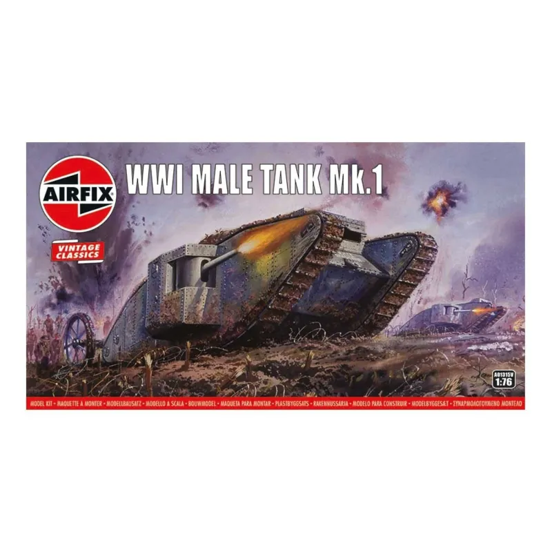Airfix Vintage 01315V WWI Male Tank Airfix Vintage 01315V WWI Male Tank