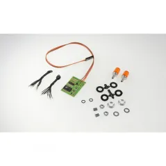 CARSON ORANGE FLASHING LIGHT 15X10MM (2)
