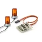 CARSON 24x15mm Orange Flashing Light w/Elec.(2)
