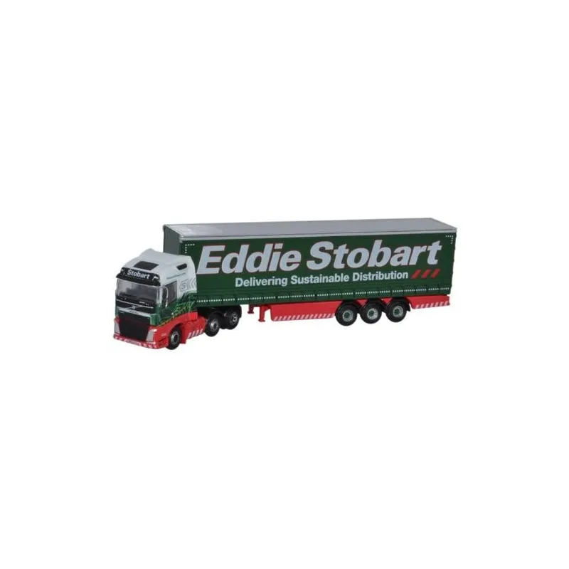 Oxford Diecast Volvo FH4 Curtainside Eddie Stobart