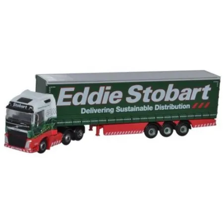 Oxford Diecast Volvo FH4 Curtainside Eddie Stobart