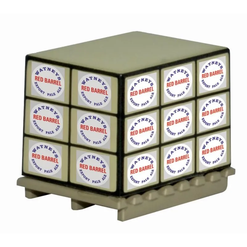 Oxford Diecast Pallet / Loads Red Barrel