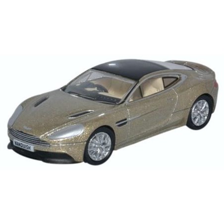 Oxford Diecast Aston Martin Vanquish Coupe Selene Bronze