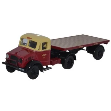 Oxford Diecast Bedford OX Flatbed Trailer British Rail 