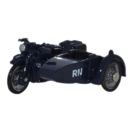 Oxford Diecast Motorbike/Sidecar Royal Navy 