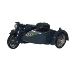 Oxford Diecast Motorbike / Sidecar RAF