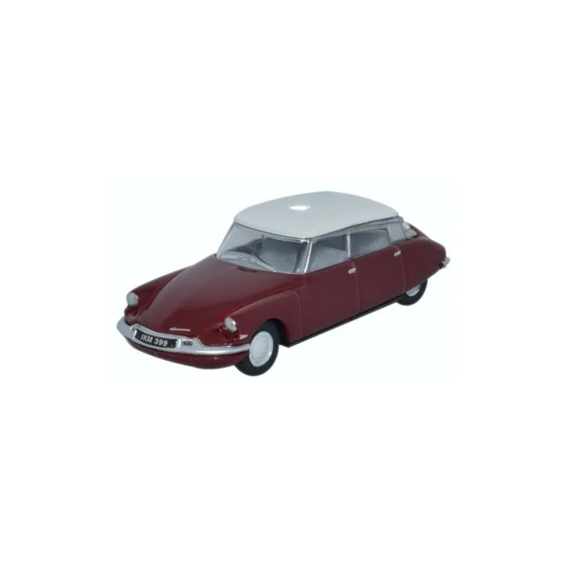 Oxford Diecast Citroen DS19 Regal Red/White