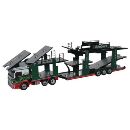 Oxford Diecast Scania Car Transporter Eddie Stobart