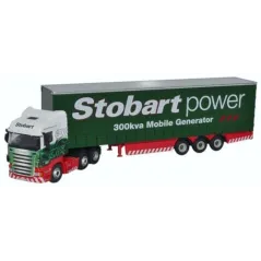 Oxford Diecast Scania Highline Curtainside Stobart Power