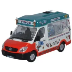 Oxford Diecast Whitby Mondial Ice Cream Van Vinces