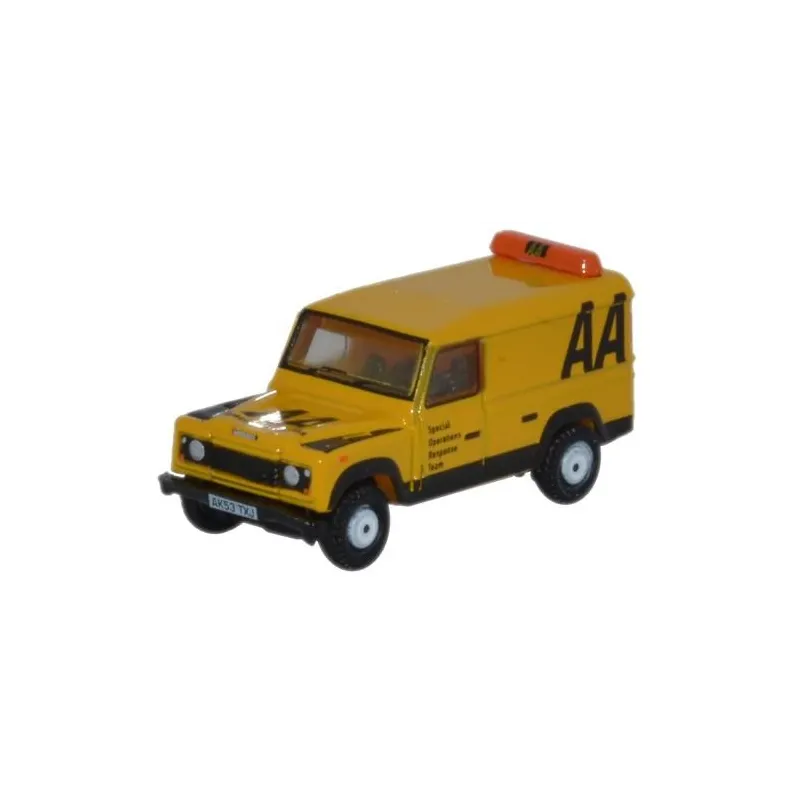 Oxford Diecast Land Rover Defender LWB Hard Top AA Oxford Diecast Land Rover Defender LWB Hard Top AA