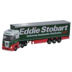 Oxford Diecast Mercedes Actros Curtainside Eddie Stobart 
