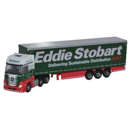 Oxford Diecast Mercedes Actros Curtainside Eddie Stobart 