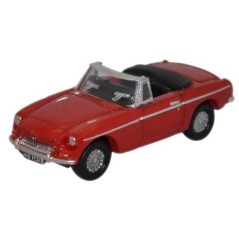 Oxford Diecast MGB Roadster Tartan Red