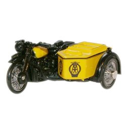 Oxford Diecast BSA Motorcycle AA and Sidecar 