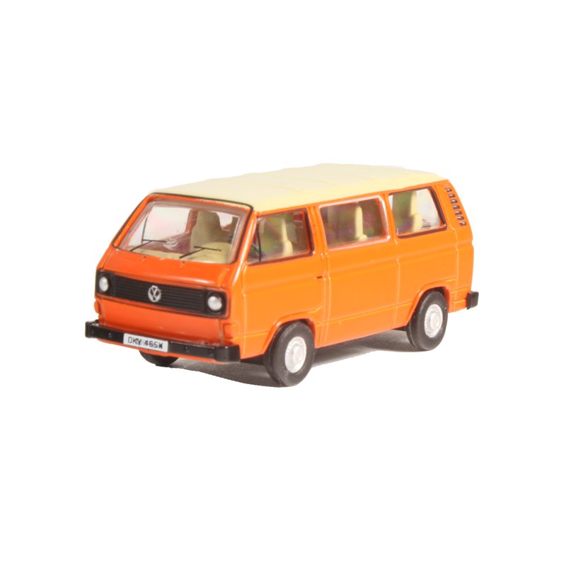 Oxford Diecast VW T25 Bus Ivory / Brilliant Orange 