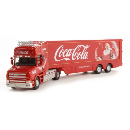 Oxford Diecast Coca Cola T Cab & Box Car Trailer 