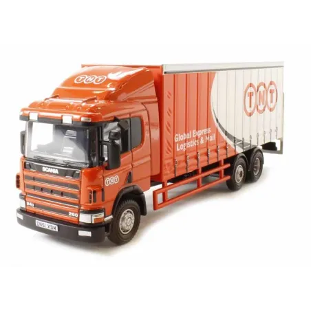 Oxford Diecast Scania 94 6 Wheel Curtainside TNT