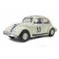 Oxford Diecast VW Beetle Pearl White (Herbie) 