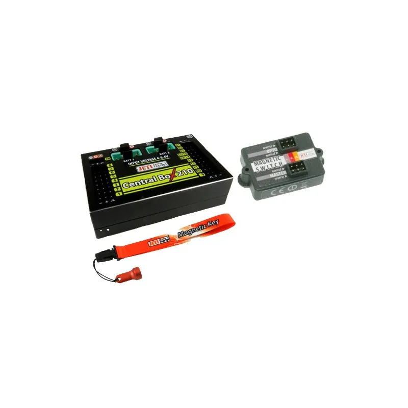 Jeti Central Box 210 with Magnetic Switch Jeti Central Box 210 with Magnetic Switch