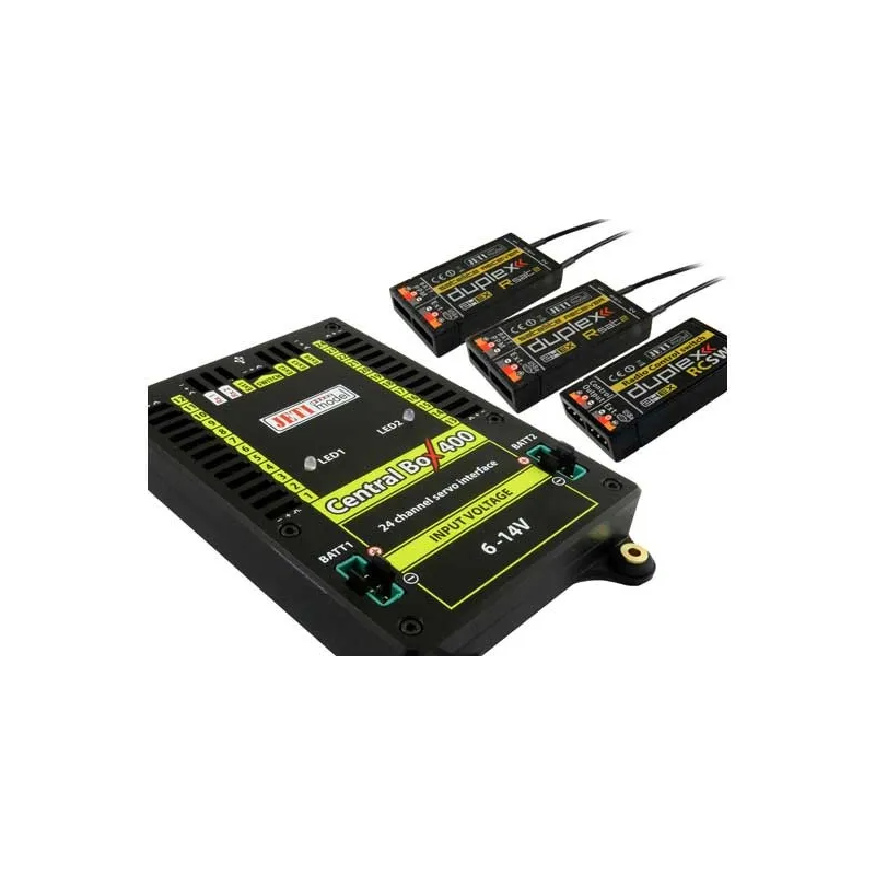 Jeti Central Box 400 + 2x Rsat2 + RCS