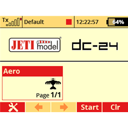 Jeti DC-24 Carbon Line Dark Orange M Duplex Transmitter 2.4GHz