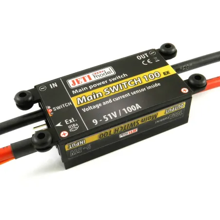 Jeti Main Switch 100 + Magnetic Switch