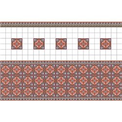 24005 1/24th Victorian Wall Tile 