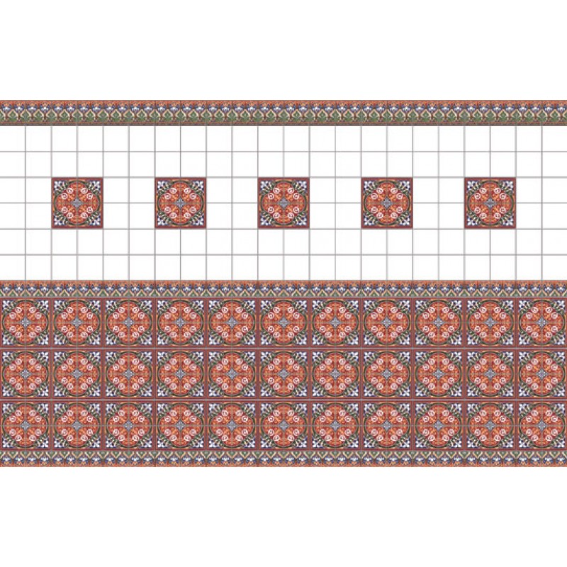 24005 1/24th Victorian Wall Tile 