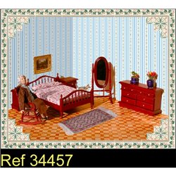 34457 Room Decoration - Bedroom