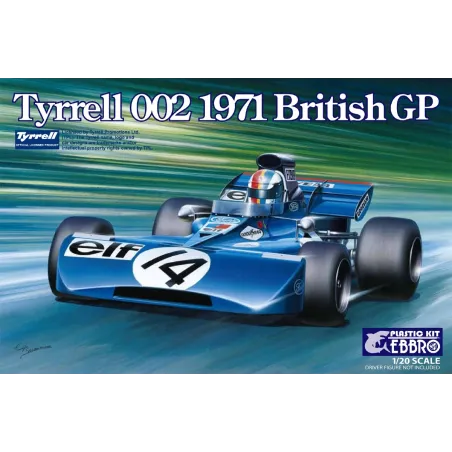 EBBRO TYRRELL 002 BRITISH GP 71
