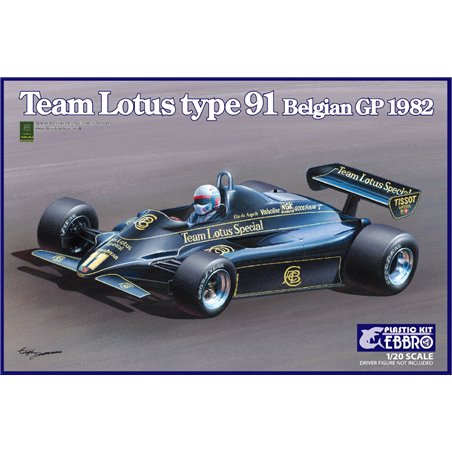EBBRO LOTUS 91 - BELGIUM GP 1982