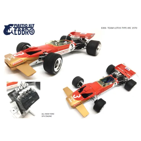 EBBRO Team Lotus Type 49C 1970