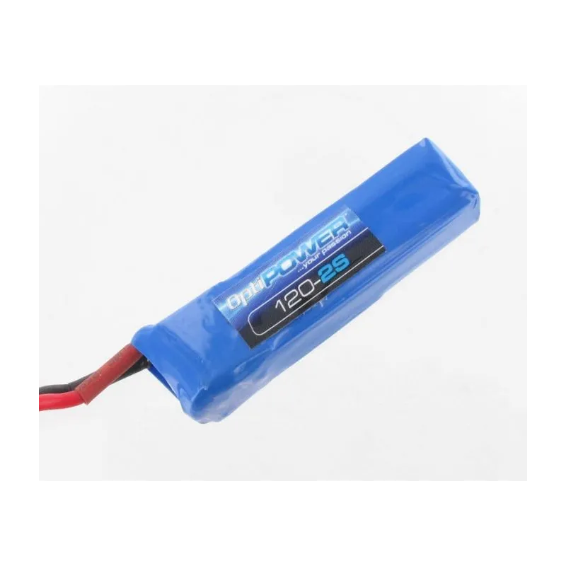 Optipower 2S 120MAH 20C RECEIVER PACK Optipower 2S 120MAH 20C RECEIVER PACK