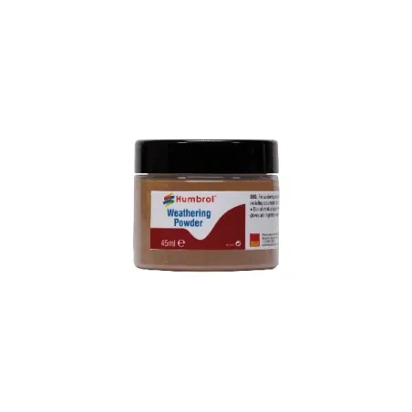Humbrol WEATHERING POWDER LIGHT RUST - 45ML
