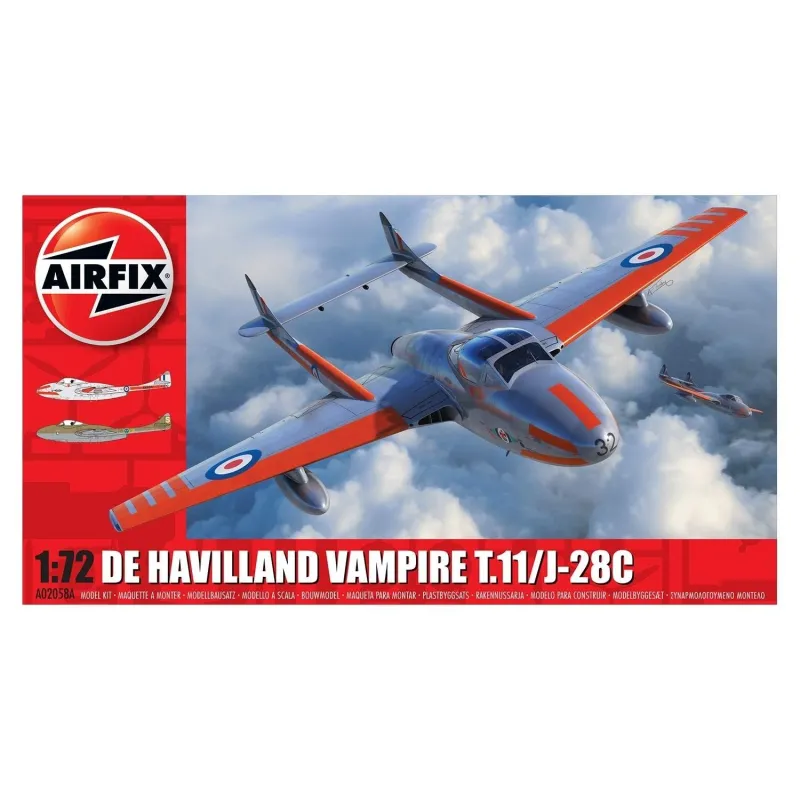 Airfix 02058A deHavilland Vampire T.11/J-28C Airfix 02058A deHavilland Vampire T.11/J-28C